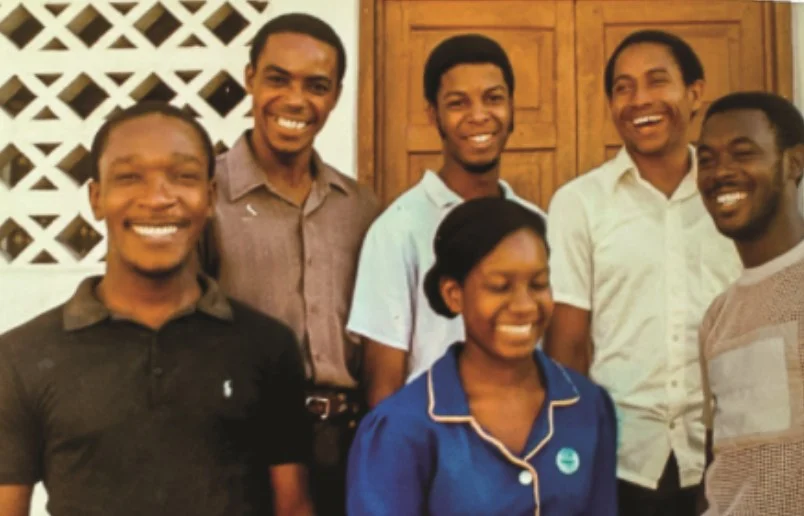 A group of young friends from Bishop McFarlane’s early years